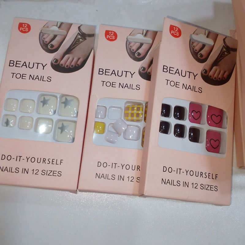 اظافر اصطناعية للقدمين Beauty Toe Nails 12 قطعة (12 pcs)