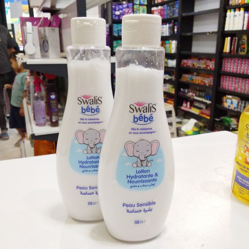 حليب مرطب ومغذي للبشرة الحساسة سواليز مل (280ml)
