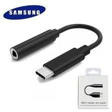 محول منفذ سماعة رأس USB-C أسود OTG Type C