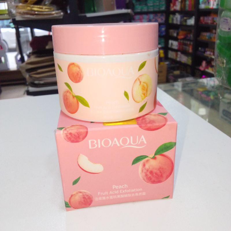 ماسك و مقشر بالخوخ BIOAOUA
