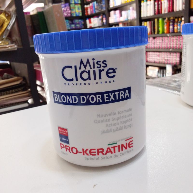 ميس كلير بلون دور اكسترا 8 تونز برو كيراتين 400 غرام Blond d'Or Extra 8 TONS (400g)
