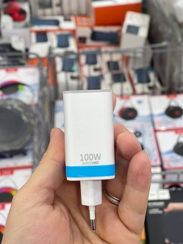 شاحن 45 واط سوبر فوك أبيض (100W)