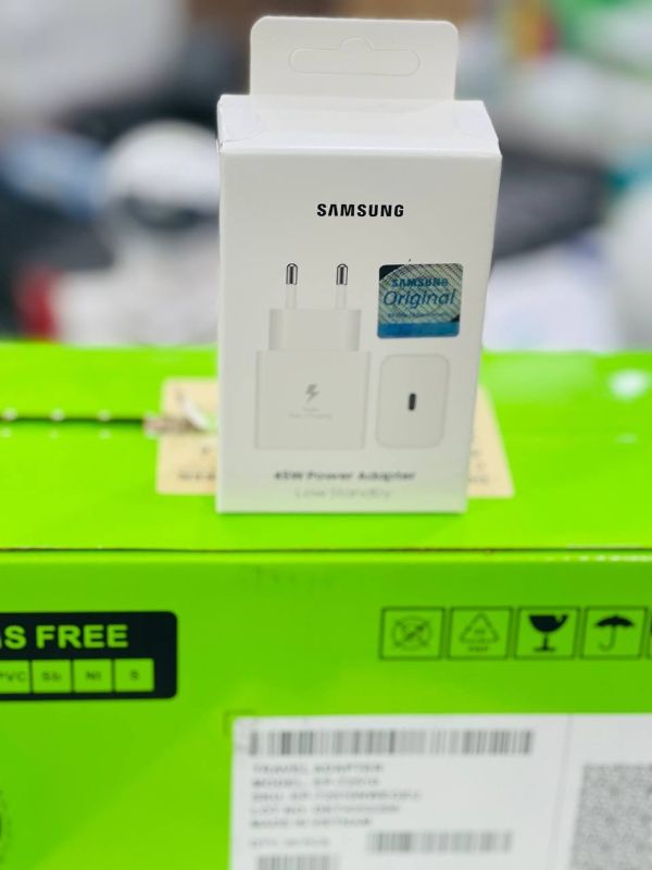 شاحن سامسونج 25 واط أبيض (25W) اصلي