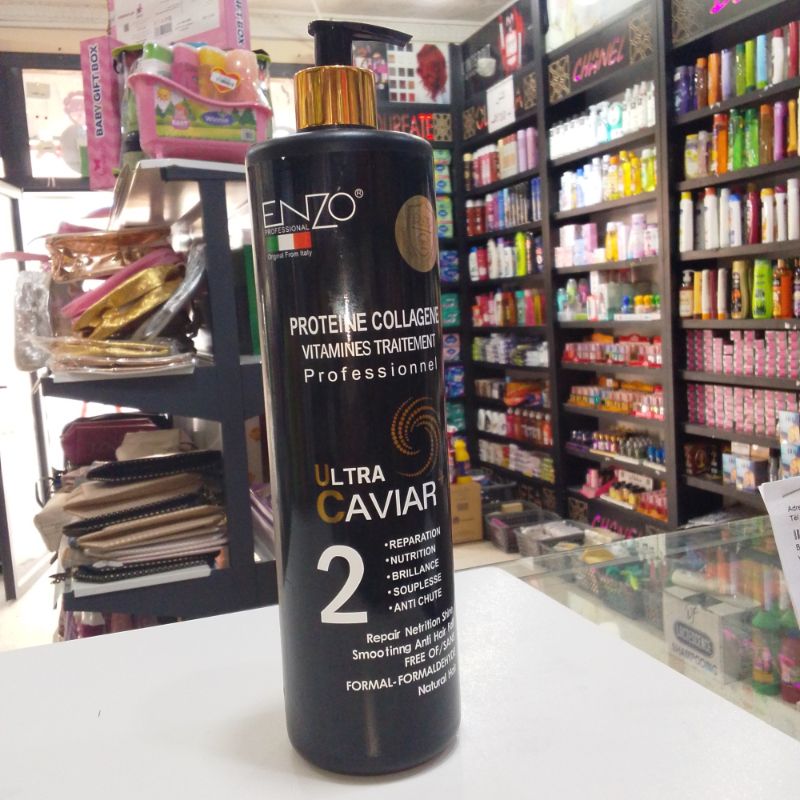 شامبو بروتين الكولاجين وفيتامينات الشعر enzo ultra caviar 2