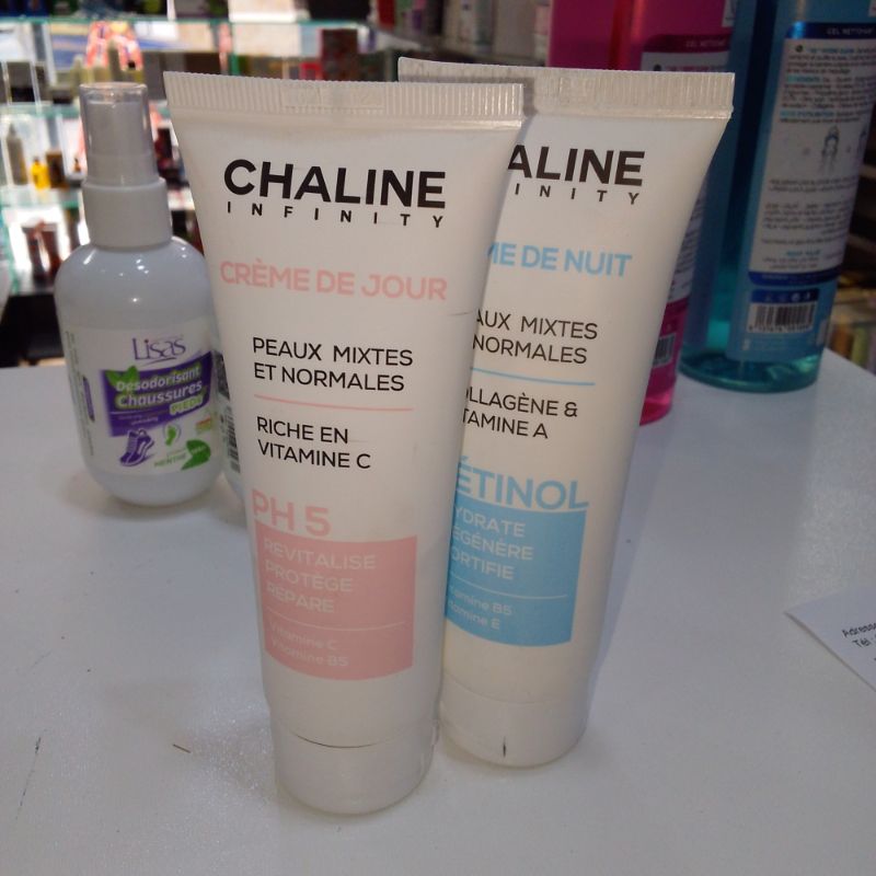 كريم نهار CHALINE Infinity للبشرة المختلطة إلى العادية بفيتامين C