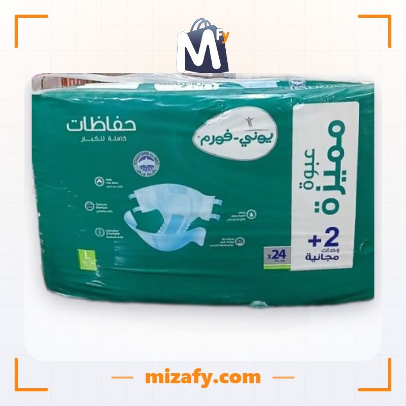 حفاضات يوني فورم للكبار (L 100-150 سم)